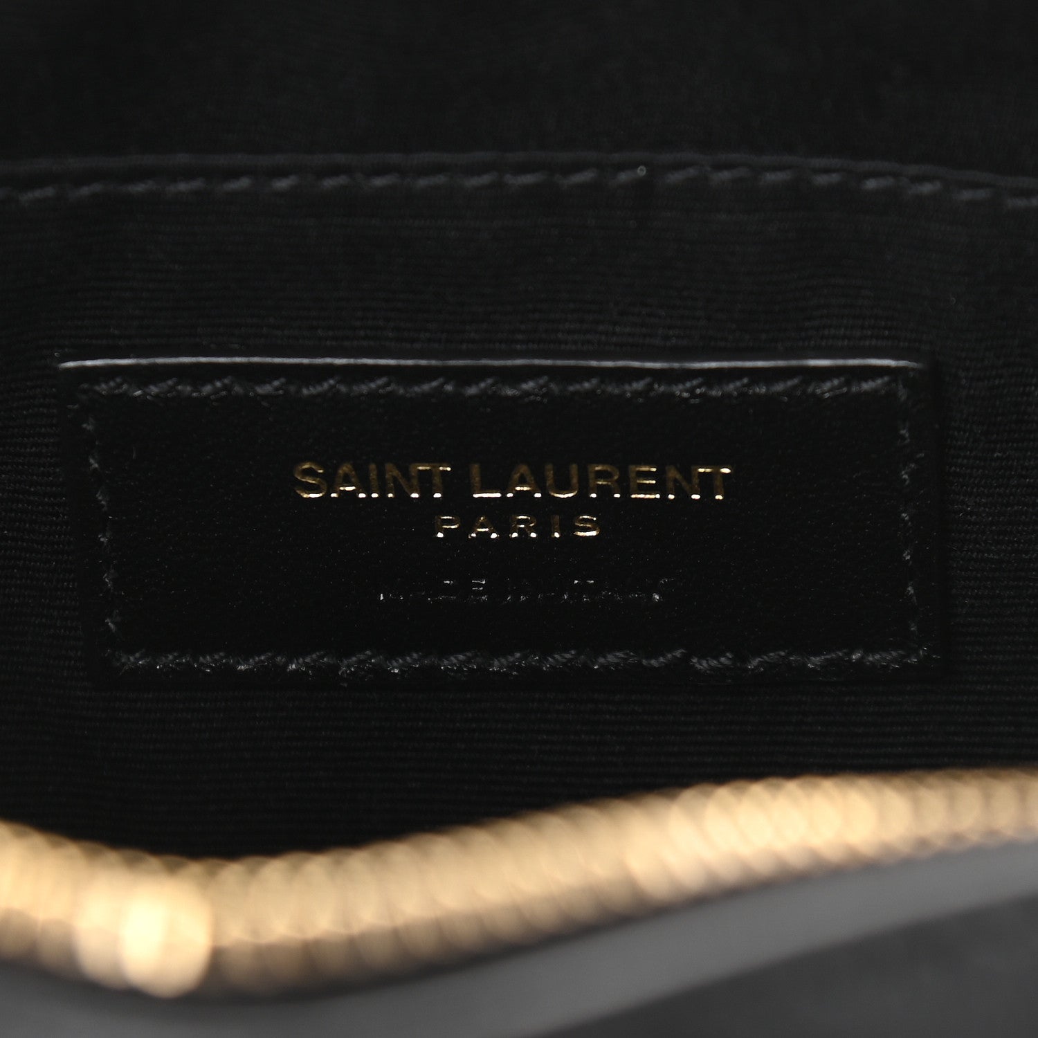 Saint Laurent Calfskin Canvas Monogram Lou Belt Bag Black 6 of 8