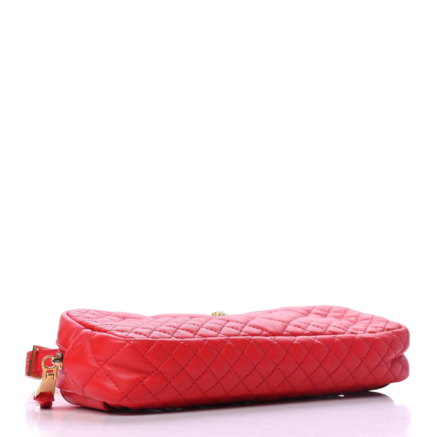 Versace Nappa Barocco Quilted Vanitas Medea Belt Bag Red 3 of 4
