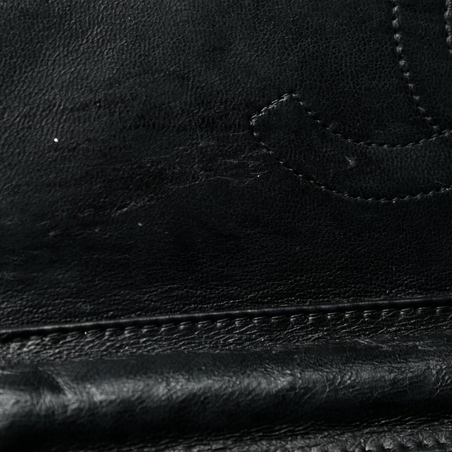 Lambskin Quilted Medium Single Flap Black