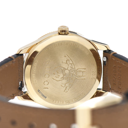 Gucci Stainless Steel Calfskin 29mm G-Timeless Bee Quartz Watch 4 of 5