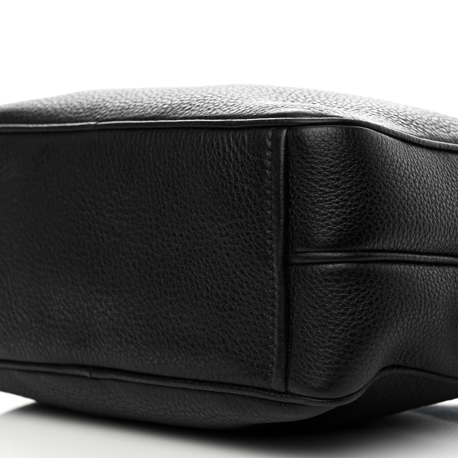 Prada Vitello Daino Medium Double Zip Shoulder Bag Black 11 of 11
