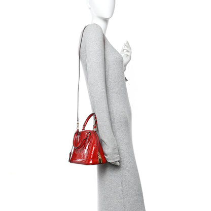 Louis Vuitton Vernis Alma BB Cherry 2 of 13