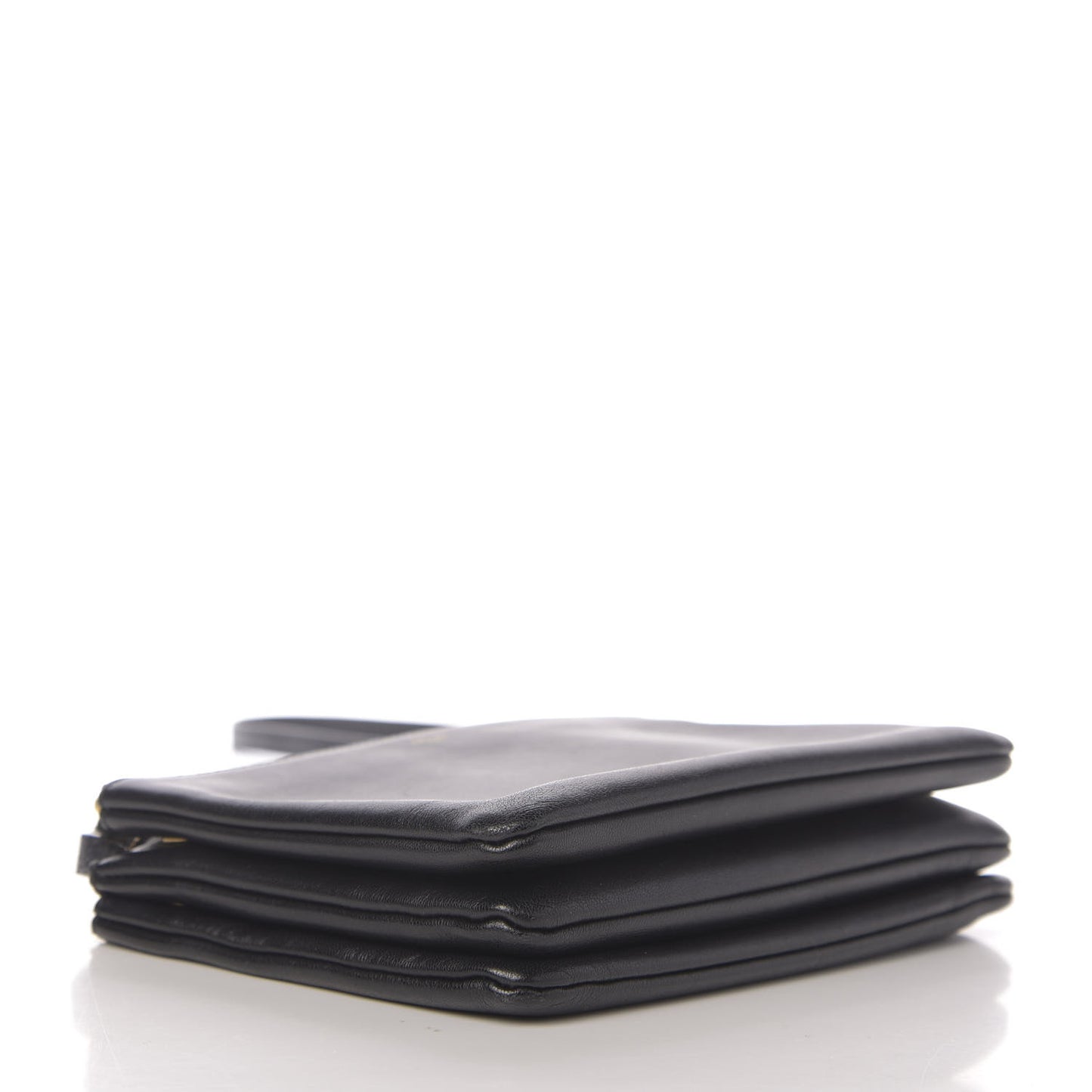 Lambskin Small Trio Crossbody Bag Black