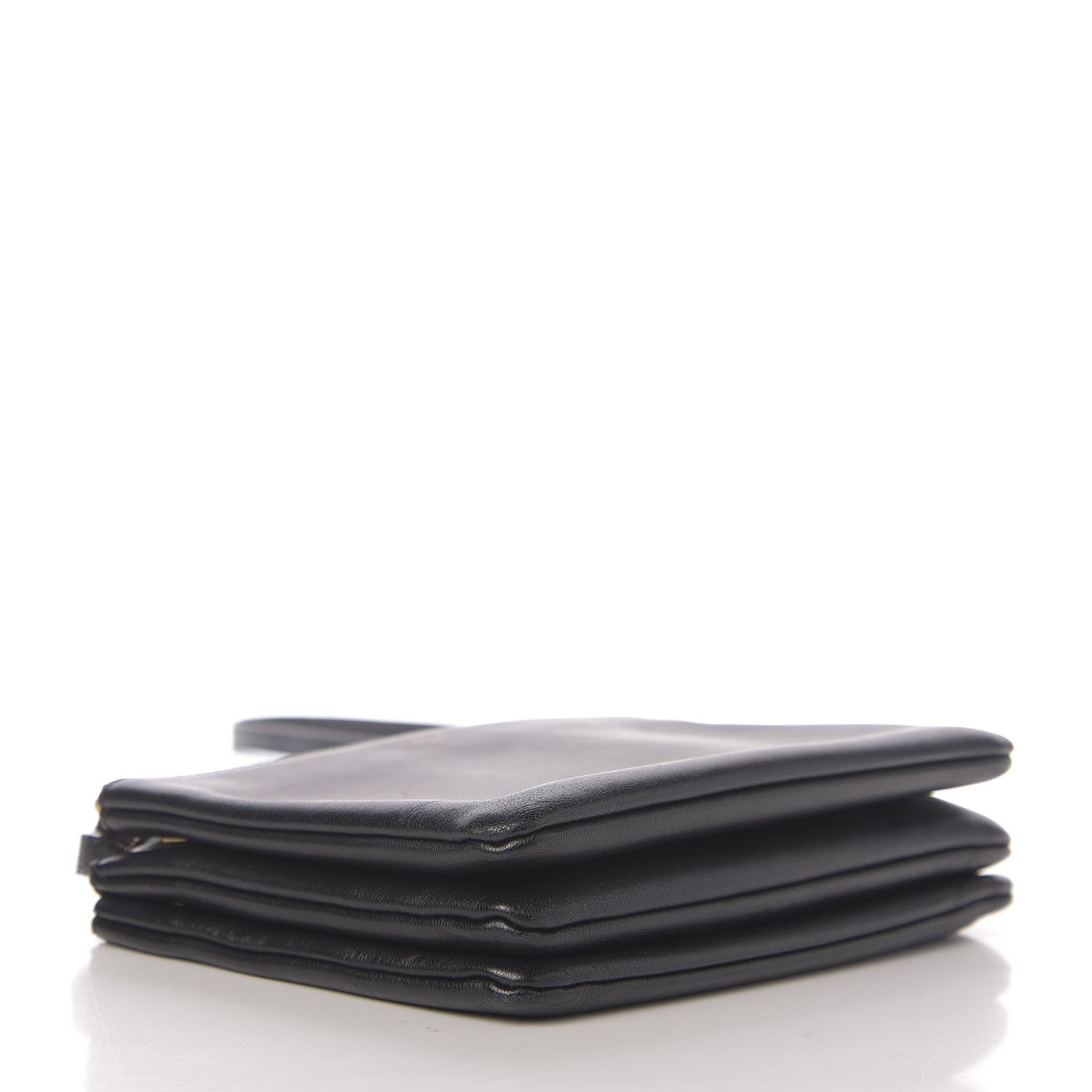 Celine Lambskin Small Trio Crossbody Bag Black 4 of 10