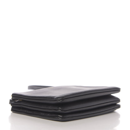 Celine Lambskin Small Trio Crossbody Bag Black 4 of 10