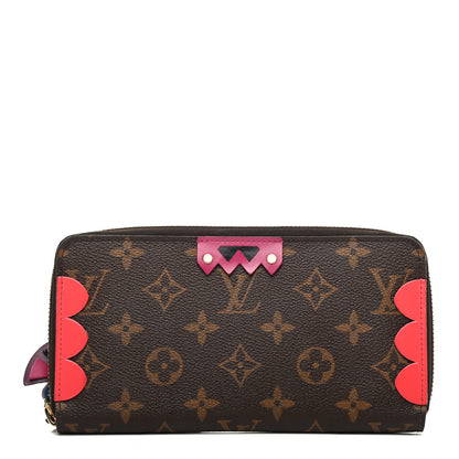 Louis Vuitton Monogram Totem Zippy Wallet Flamingo 1 of 7