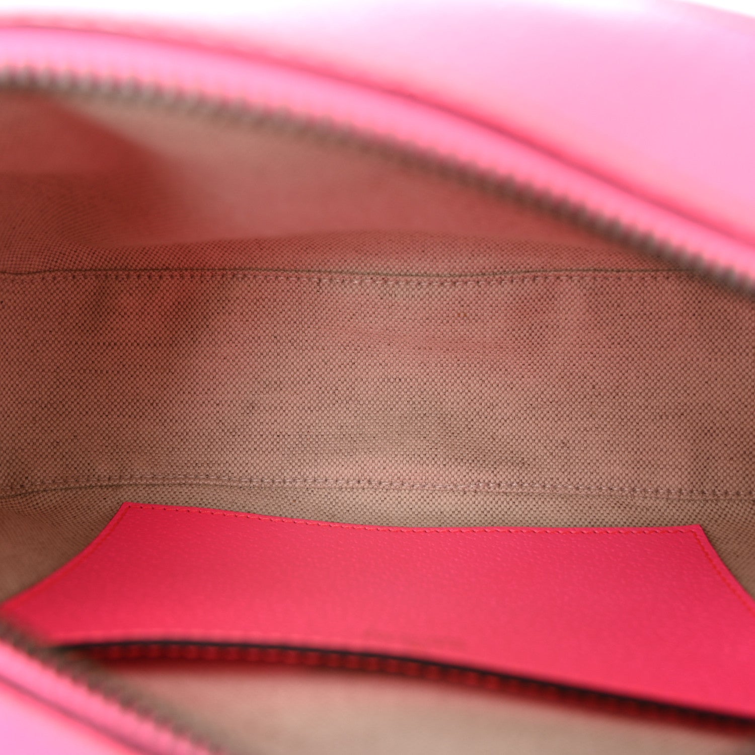 Gucci GG Supreme Monogram Textured Dollar Calfskin Web Ophidia Small Crossbody Bag Beige Ebony Fuchsia 5 of 10
