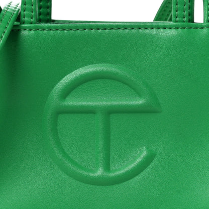 Telfar Vegan Leather Small Shopping Bag Greenscreen 7 of 12