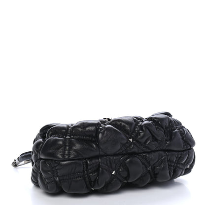 Valentino Garavani Nappa Small Spikeme Shoulder Bag Black 3 of 7