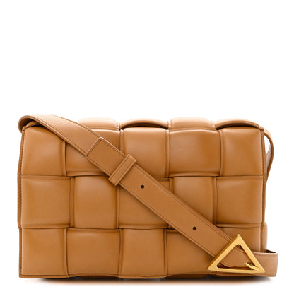 Bottega Veneta Nappa Maxi Intreccio Padded Cassette Crossbody Bag Caramel 1 of 11