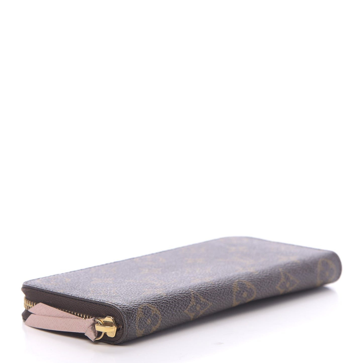 Monogram Clemence Wallet Rose Ballerine