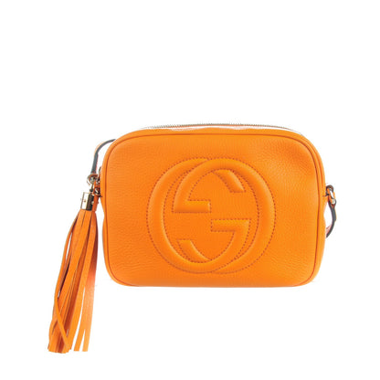 Gucci Pebbled Calfskin Small Soho Disco Bag Curcuma 1 of 7