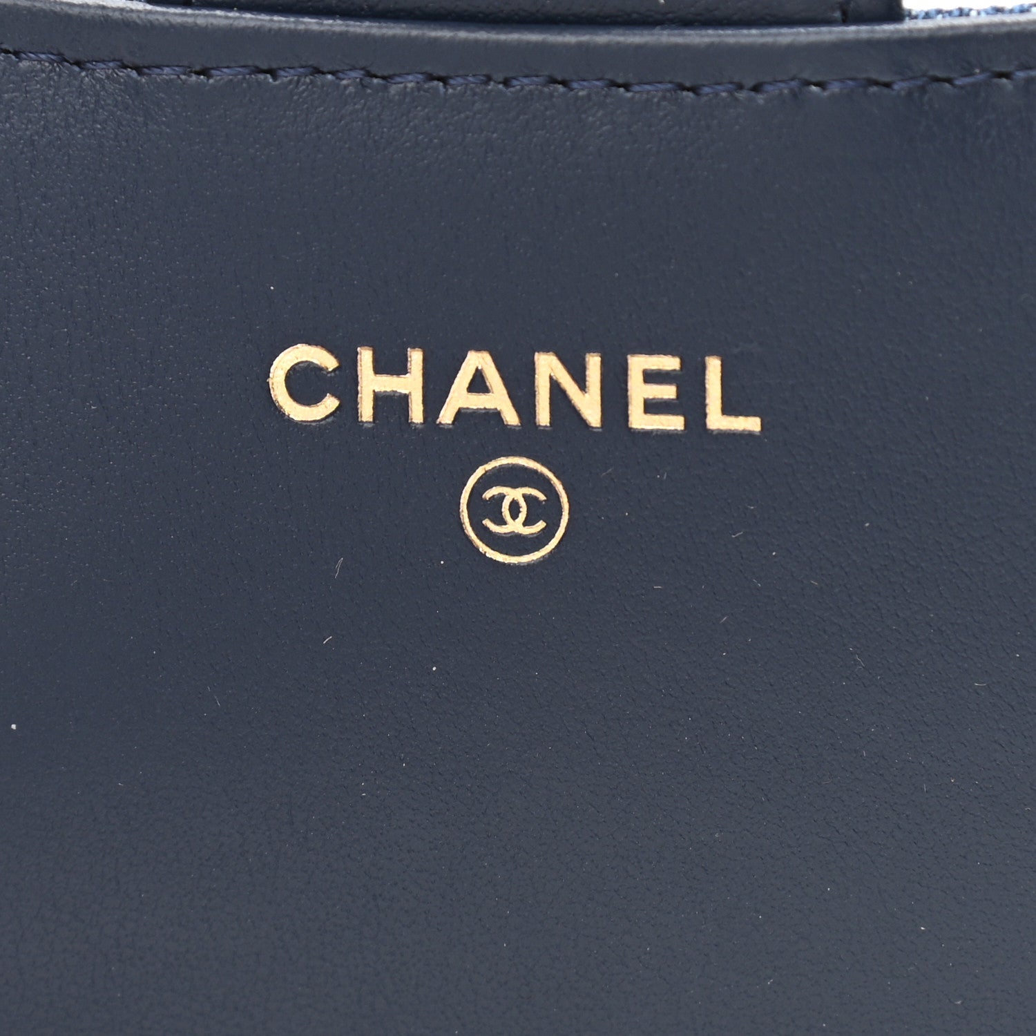 Chanel Denim Printed Belt Bag Dark Blue 5 of 11