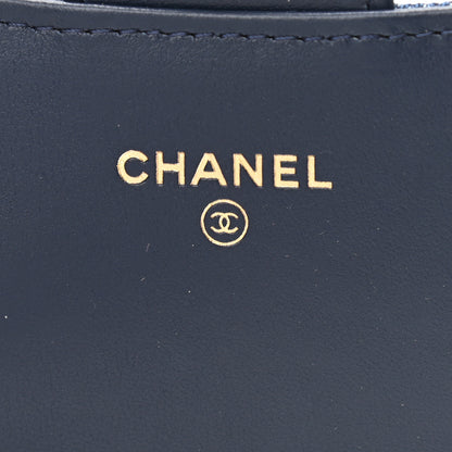 Chanel Denim Printed Belt Bag Dark Blue 5 of 11
