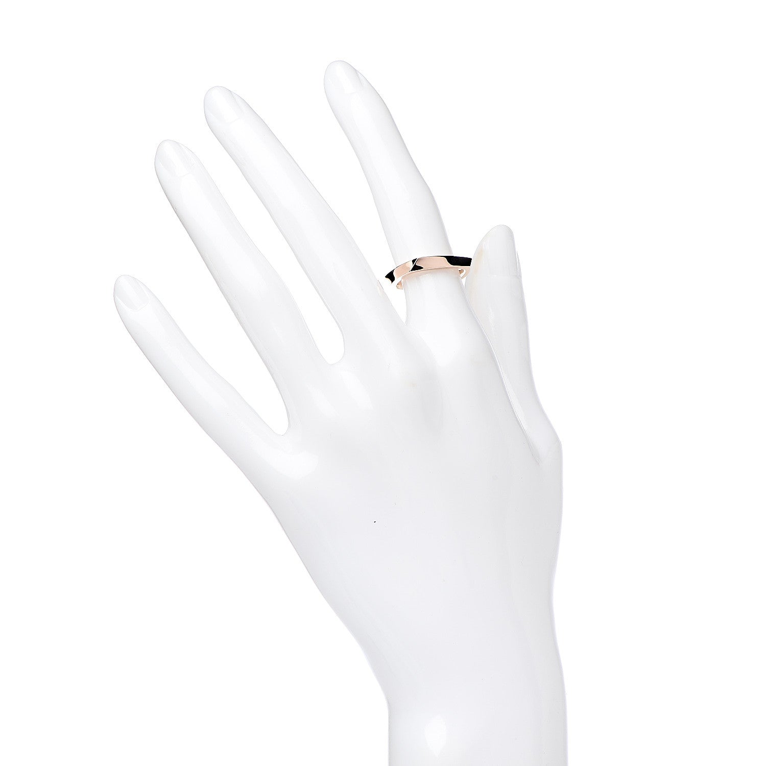 Tiffany 18K Rose Gold Diamond Frank Gehry Torque Ring 47 4.25 2 of 4
