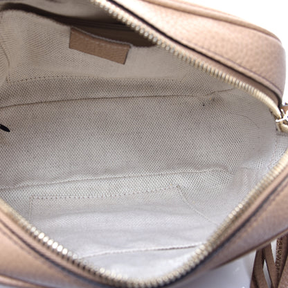 Gucci Pebbled Calfskin Small Soho Disco Bag Rose Beige 6 of 8