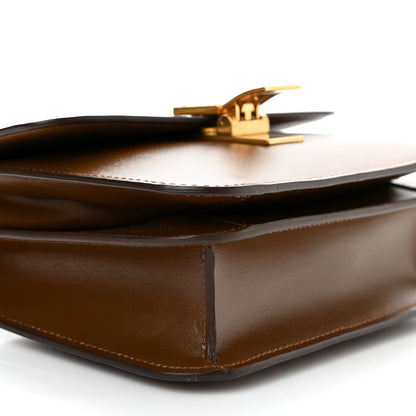 Celine Box Calfskin Teen Classic Box Flap Bag Camel 9 of 10