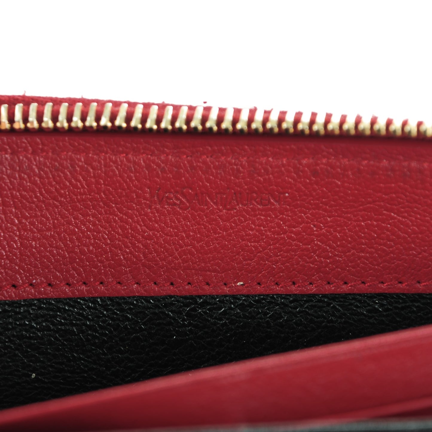 Chevre Belle De Jour Zip Around Wallet Rouge Orient