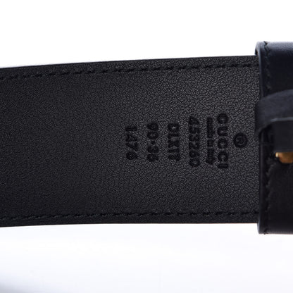 Gucci Moon Calfskin Pearl Double G 40mm Belt 95 38 Black Cream 6 of 6