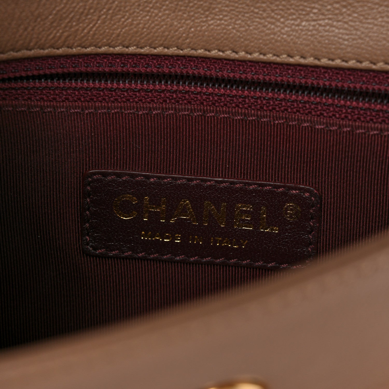 Chanel Sheepskin Quilted Small Vintage Mademoiselle Flap Beige 6 of 10