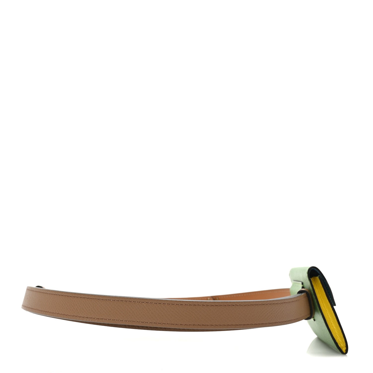 Hermes Epsom Kelly Pocket Belt Chai Vert Criquet Citron Bleu Du Nord 2 of 7