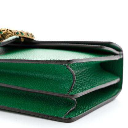Gucci Pebbled Calfskin Small Dionysus Shoulder Bag Emerald 10 of 13
