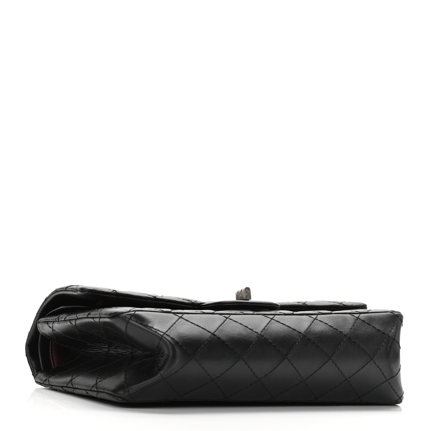 Chanel Aged Calfskin Quilted 2.55 Reissue 225 Flap Black 4 of 11