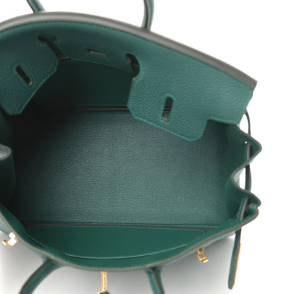 Hermes Togo Birkin 25 Malachite 5 of 11