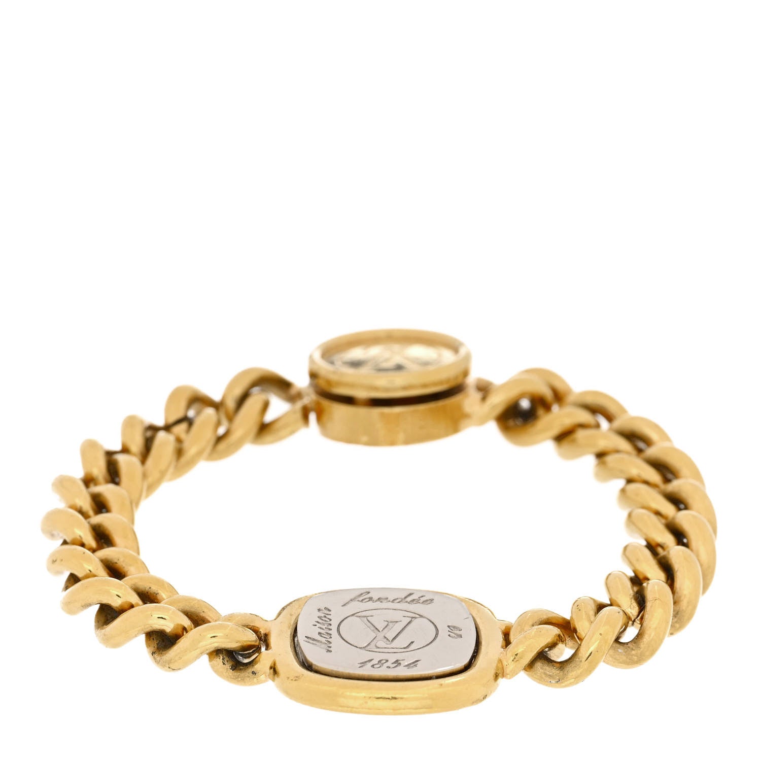 Louis Vuitton Chain ID Bracelet Gold 1 of 4