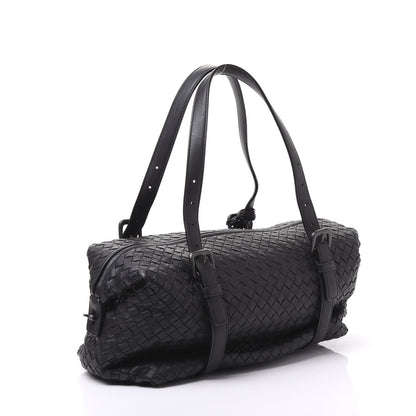 Bottega Veneta Nappa Intrecciato Montaigne Rings Satchel Black 2 of 12
