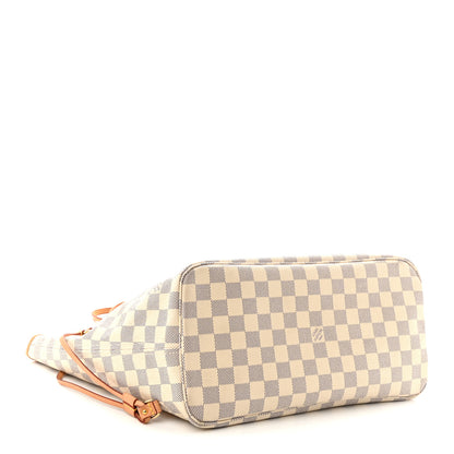 Louis Vuitton Damier Azur Neo Neverfull MM  Rose Ballerine 5 of 13