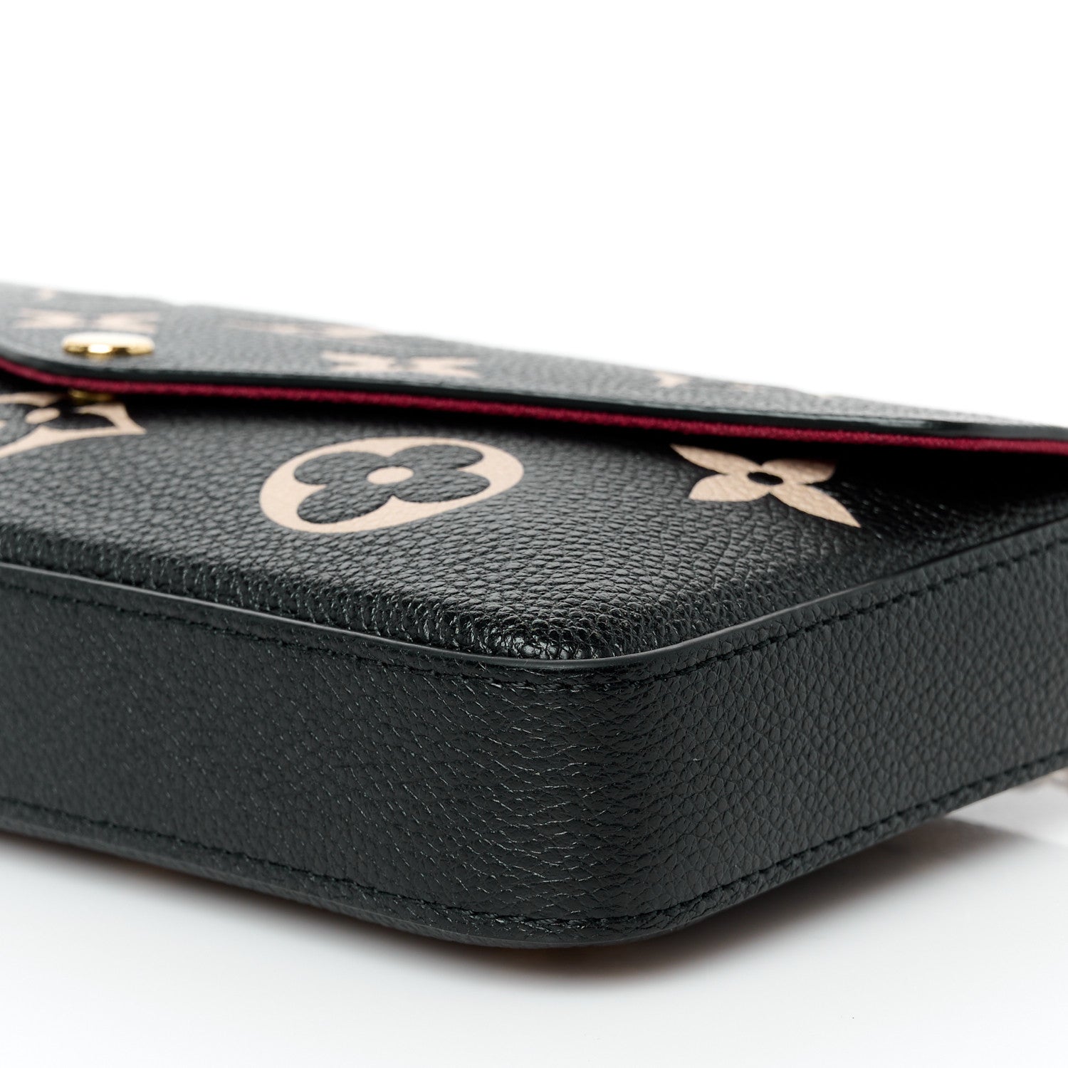 Louis Vuitton Empreinte Monogram Giant Felicie Pochette Black Beige 9 of 9