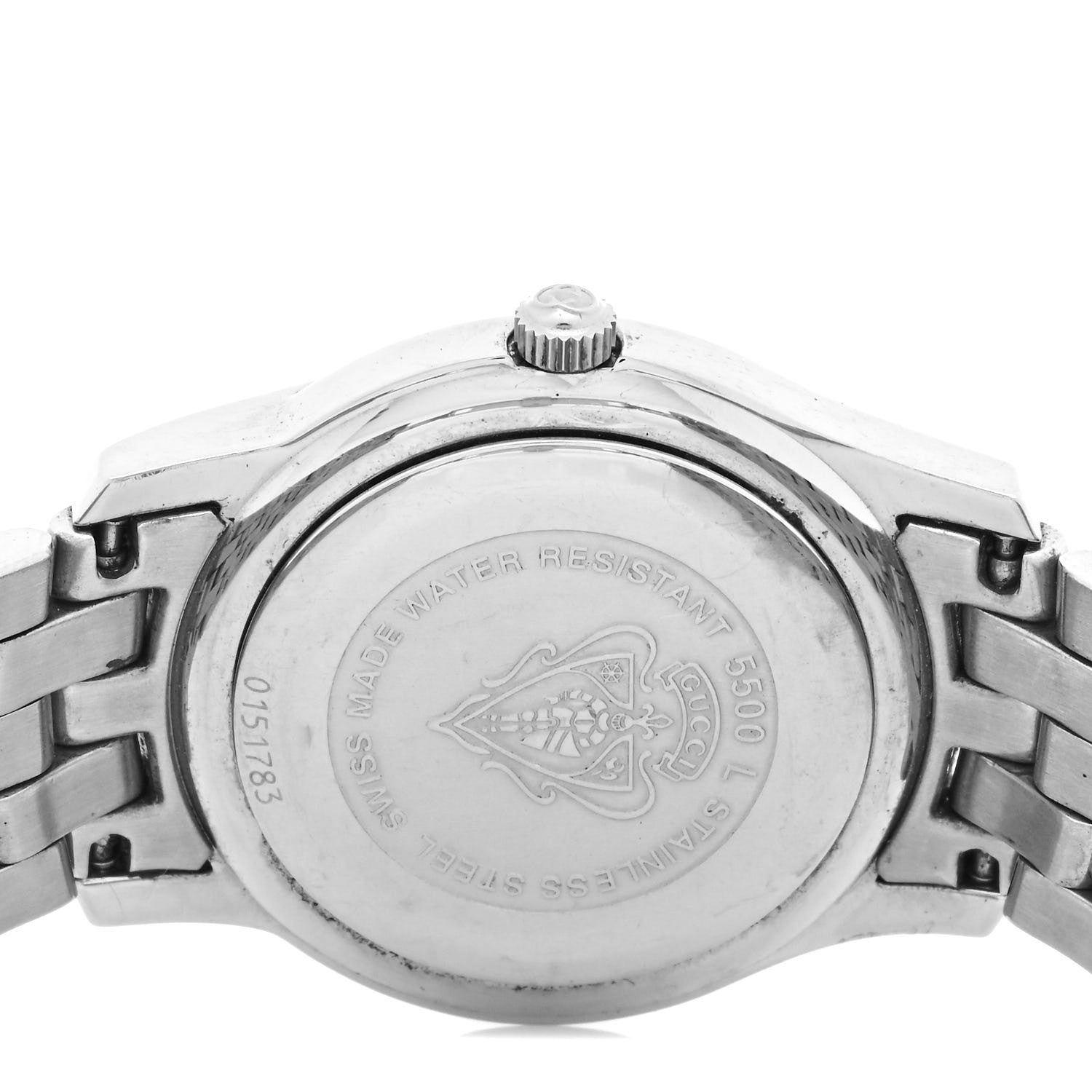 Gucci Stainless Steel 27mm 5500L Quartz Watch Black 4 of 5