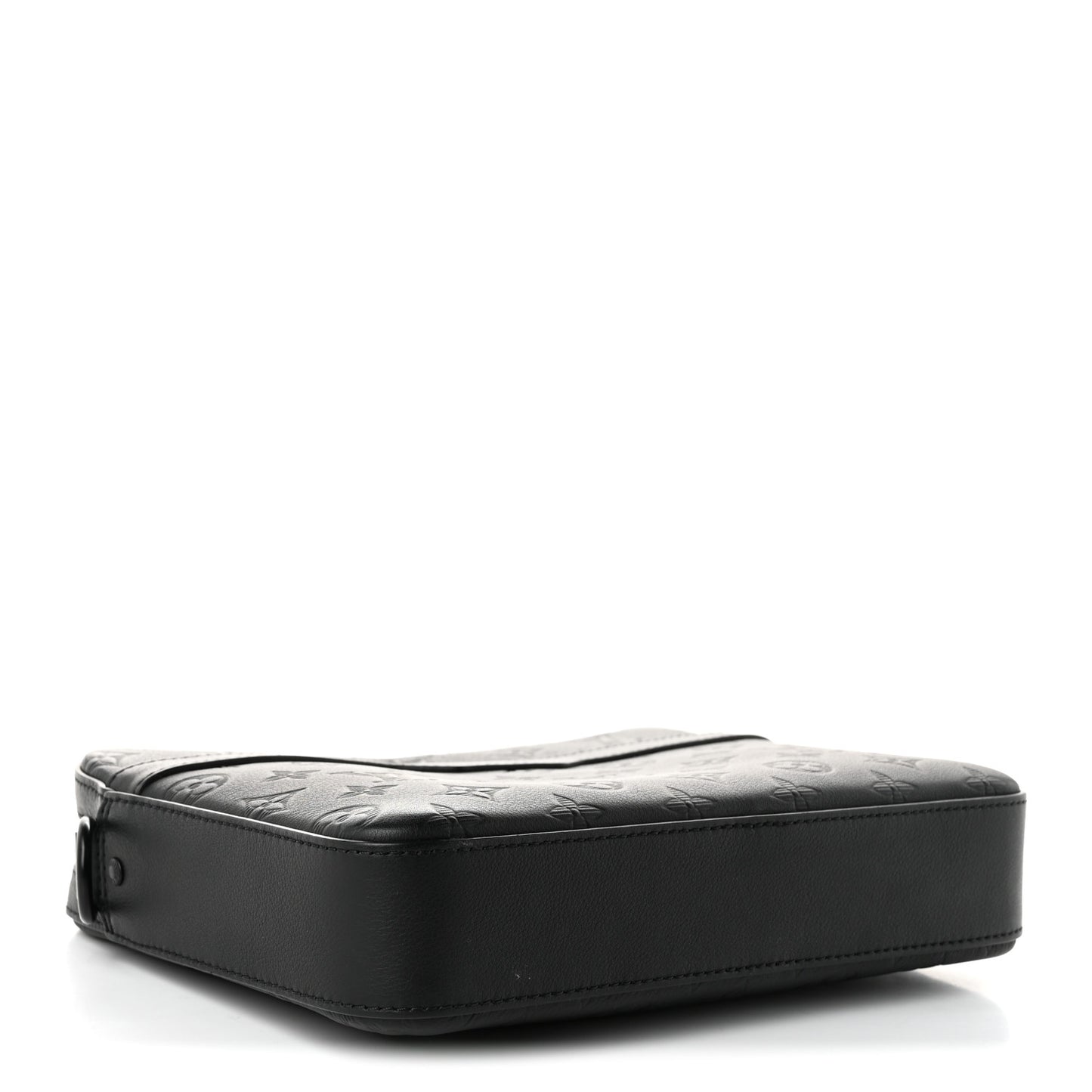 Calfskin Monogram Shadow Trio Messenger Black
