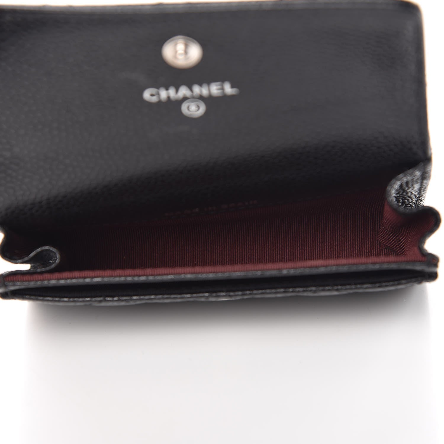 Chanel Caviar Quilted Flap Card Holder Black 5 of 9