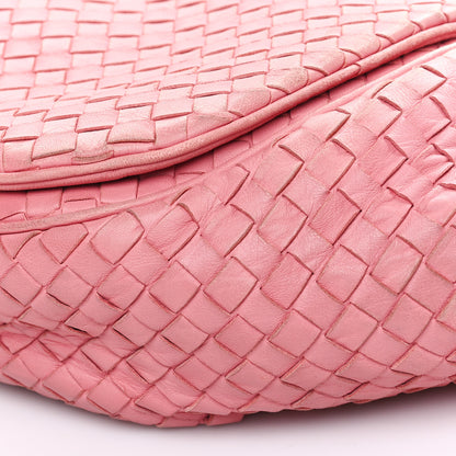 Bottega Veneta Nappa Intrecciato Crossbody Flap Bag Pink 7 of 9