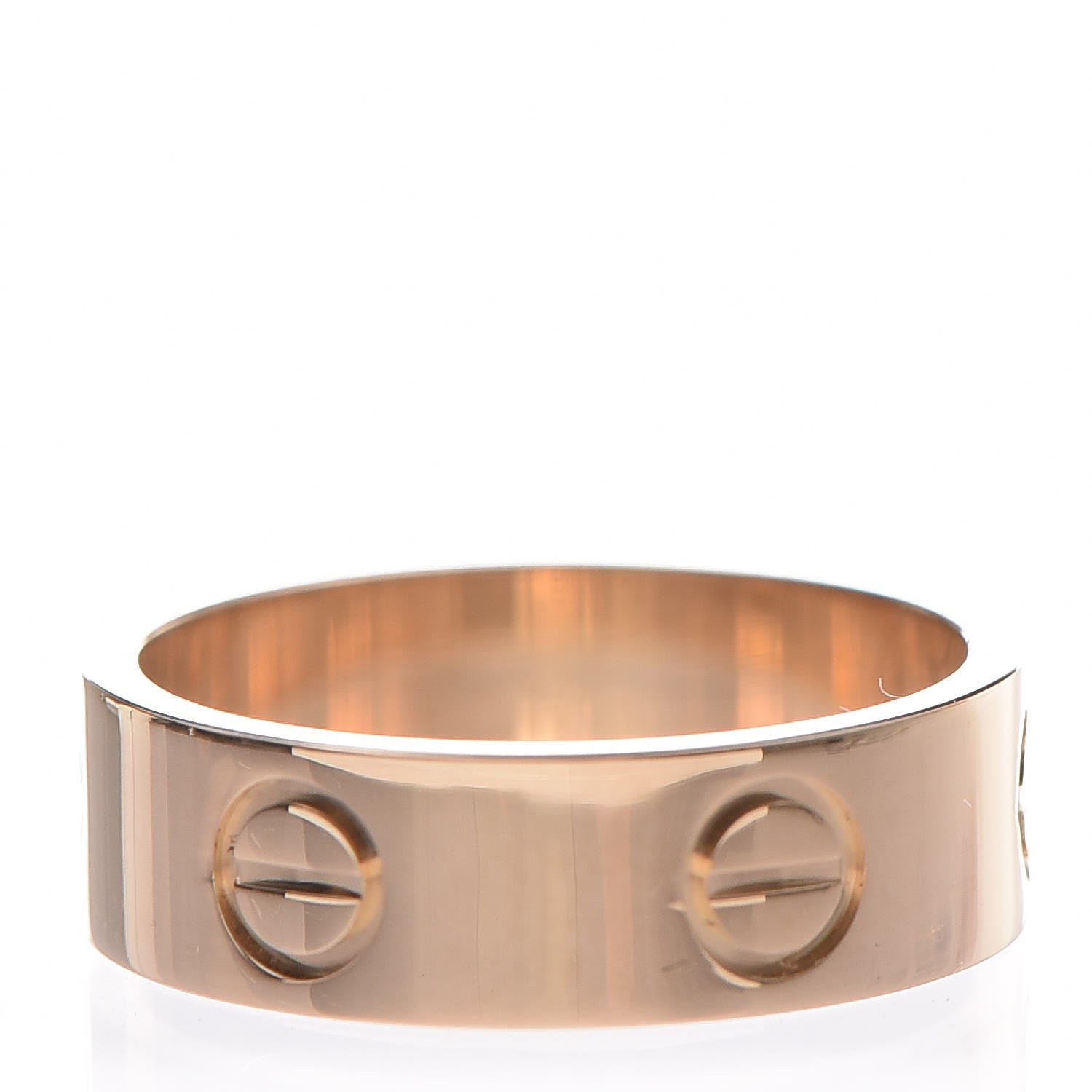 Cartier 18K Gold 5.5mm LOVE Ring 51 5.75 1 of 5
