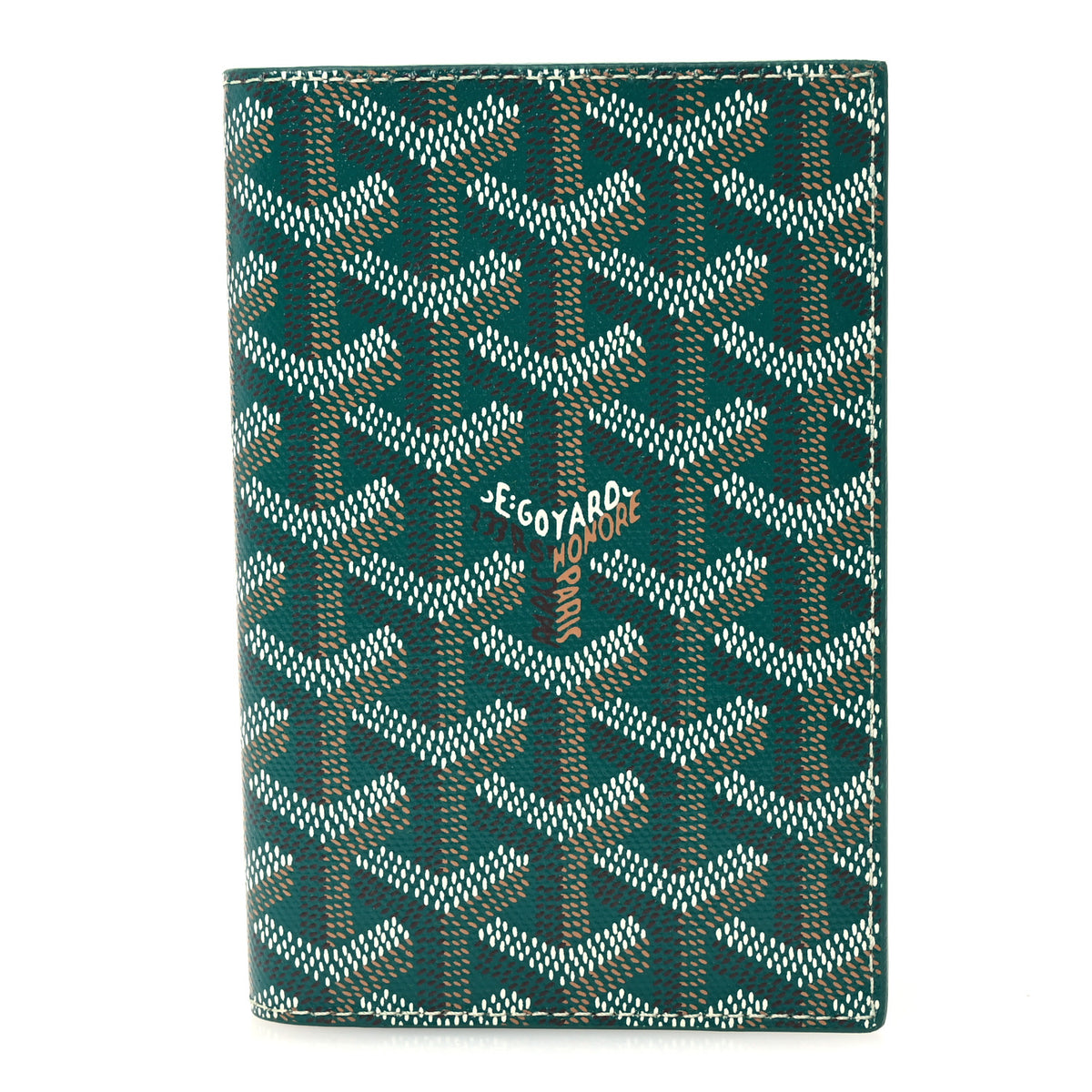 Goyard Goyardine Grenelle Passport Wallet Green 1 of 8