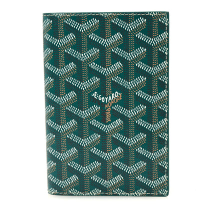 Goyard Goyardine Grenelle Passport Wallet Green 1 of 8