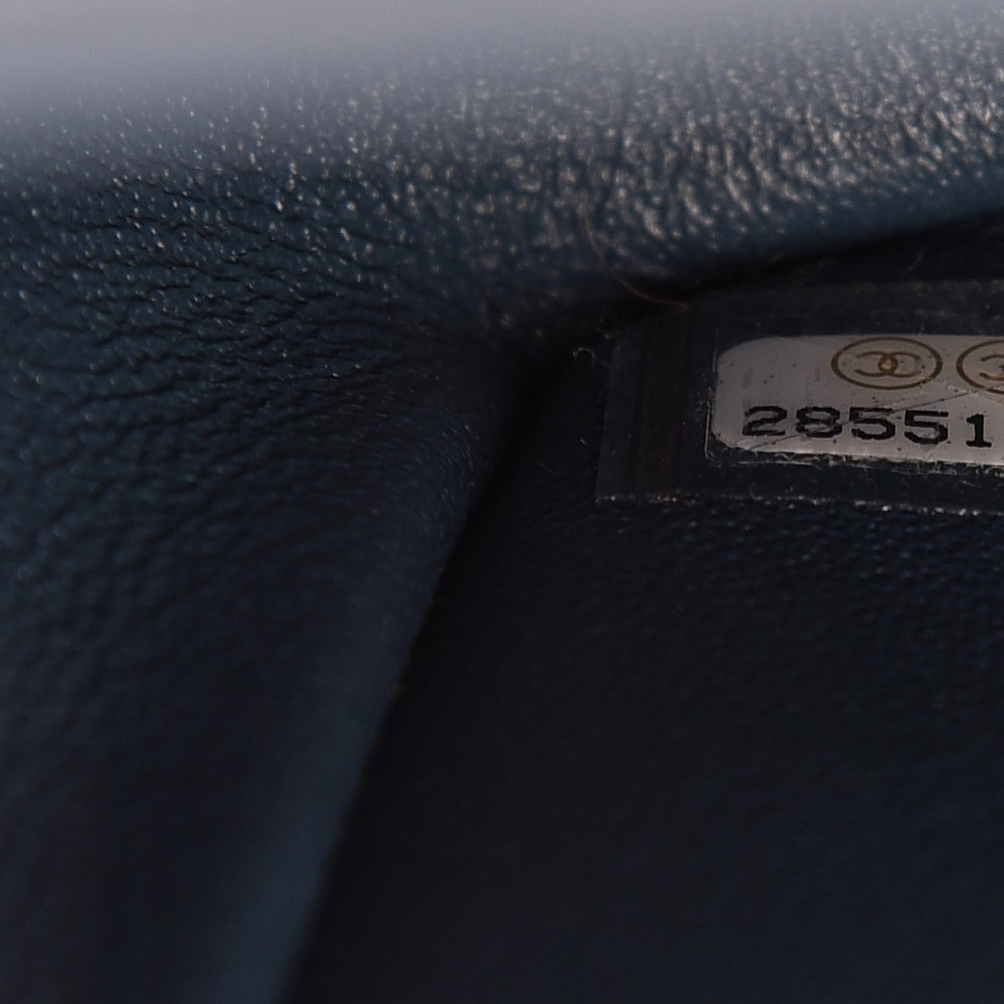 Lambskin Quilted Mini Square Flap Blue