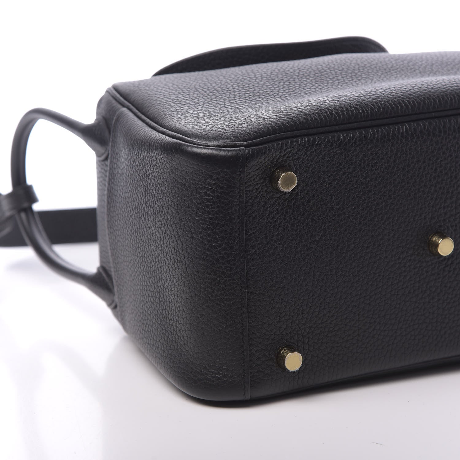 Hermes Taurillon Clemence Lindy 26 Black 9 of 11