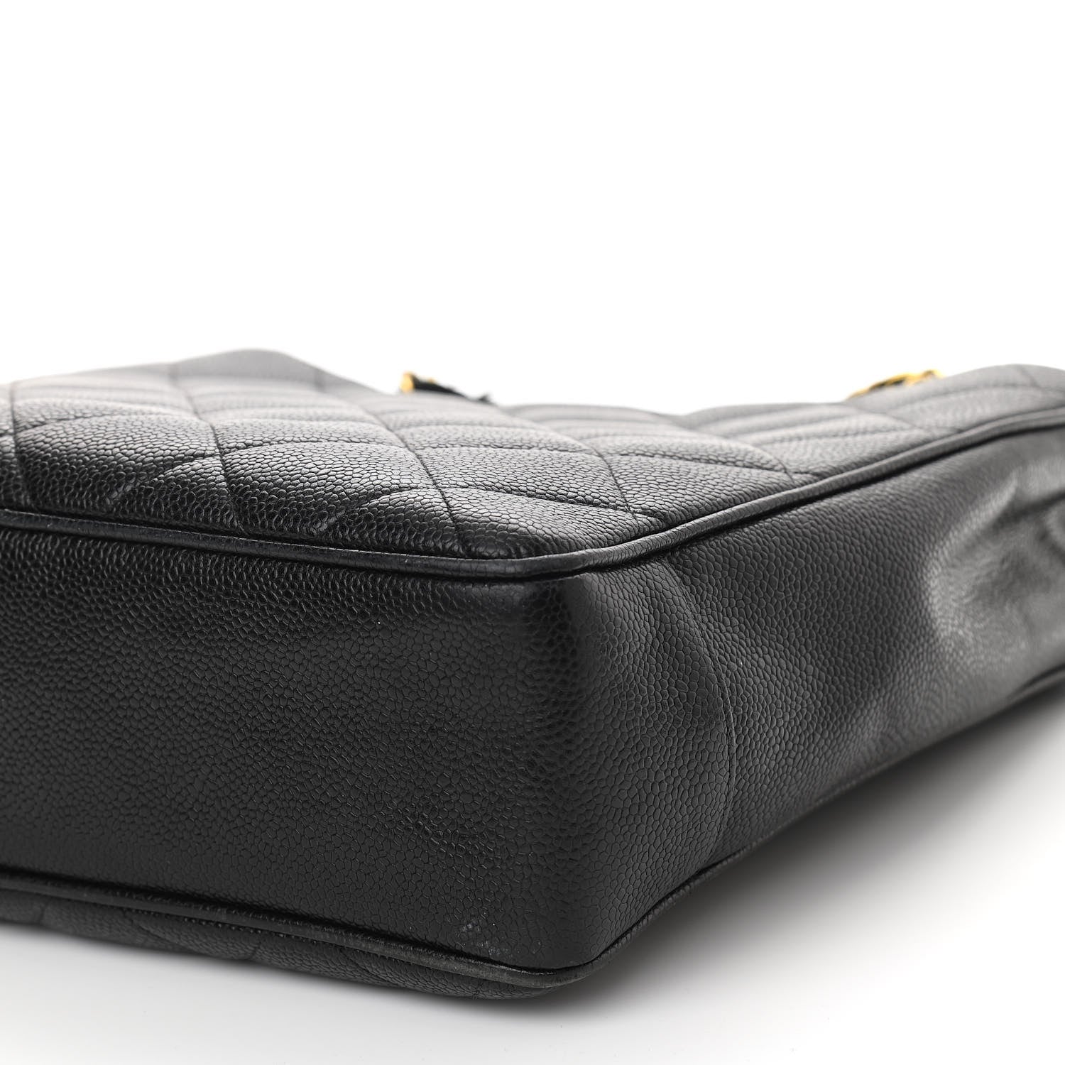 Chanel Caviar Quilted CC Shoulder Bag Black 11 of 11
