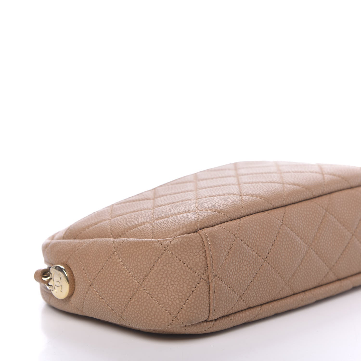 Chanel Iridescent Caviar Quilted Coco Tassel Camera Case Beige 8 of 10
