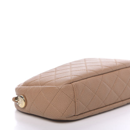 Chanel Iridescent Caviar Quilted Coco Tassel Camera Case Beige 8 of 10