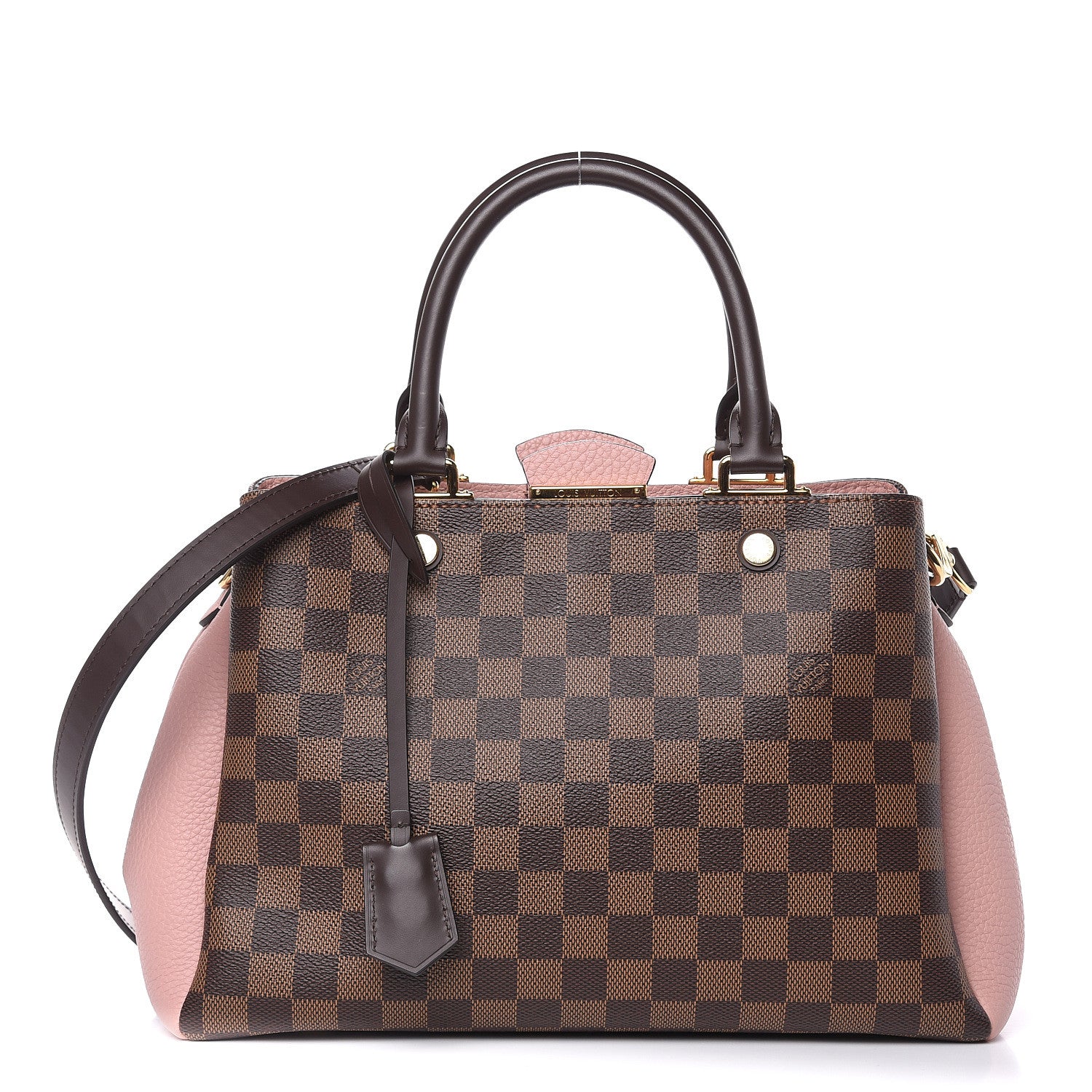 Louis Vuitton Damier Ebene Cuir Taurillon Brittany Magnolia 1 of 9