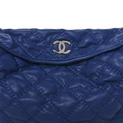 Chanel Calfskin Quilted French Riviera Hobo  Blue 8 of 10