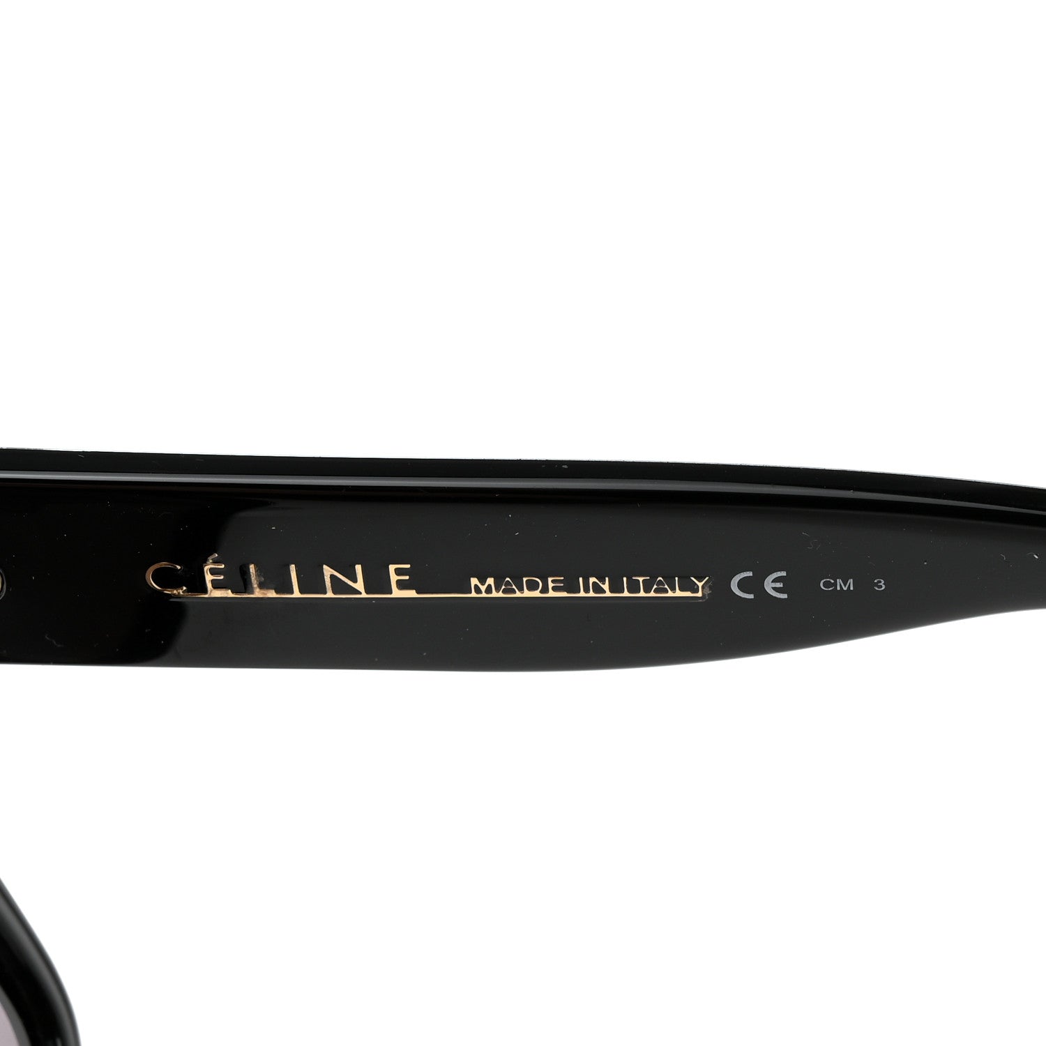 Celine Polarized ZZ Top Sunglasses CL 41756 Black 6 of 7