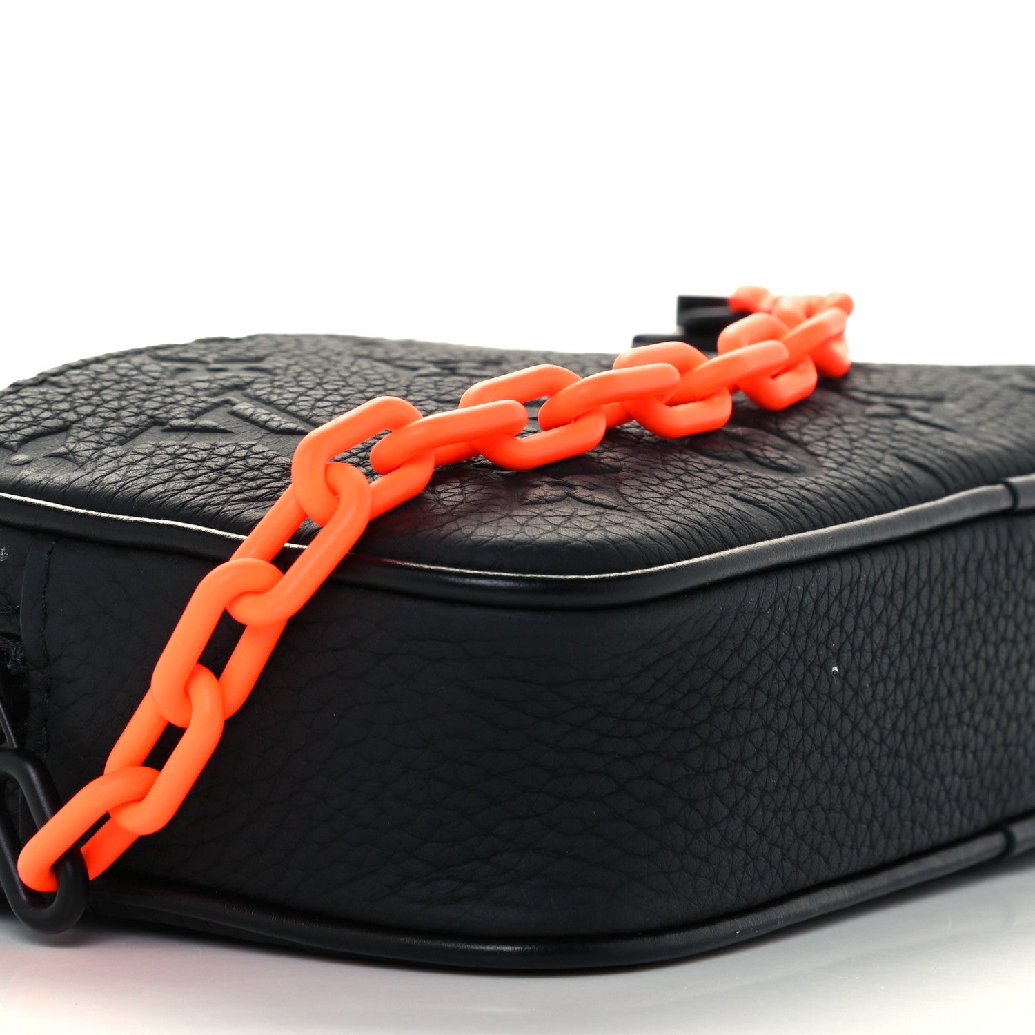 Louis Vuitton Taurillon Monogram Uniformes Solar Ray Soft Pochette Volga Belt Bag Black 8 of 10