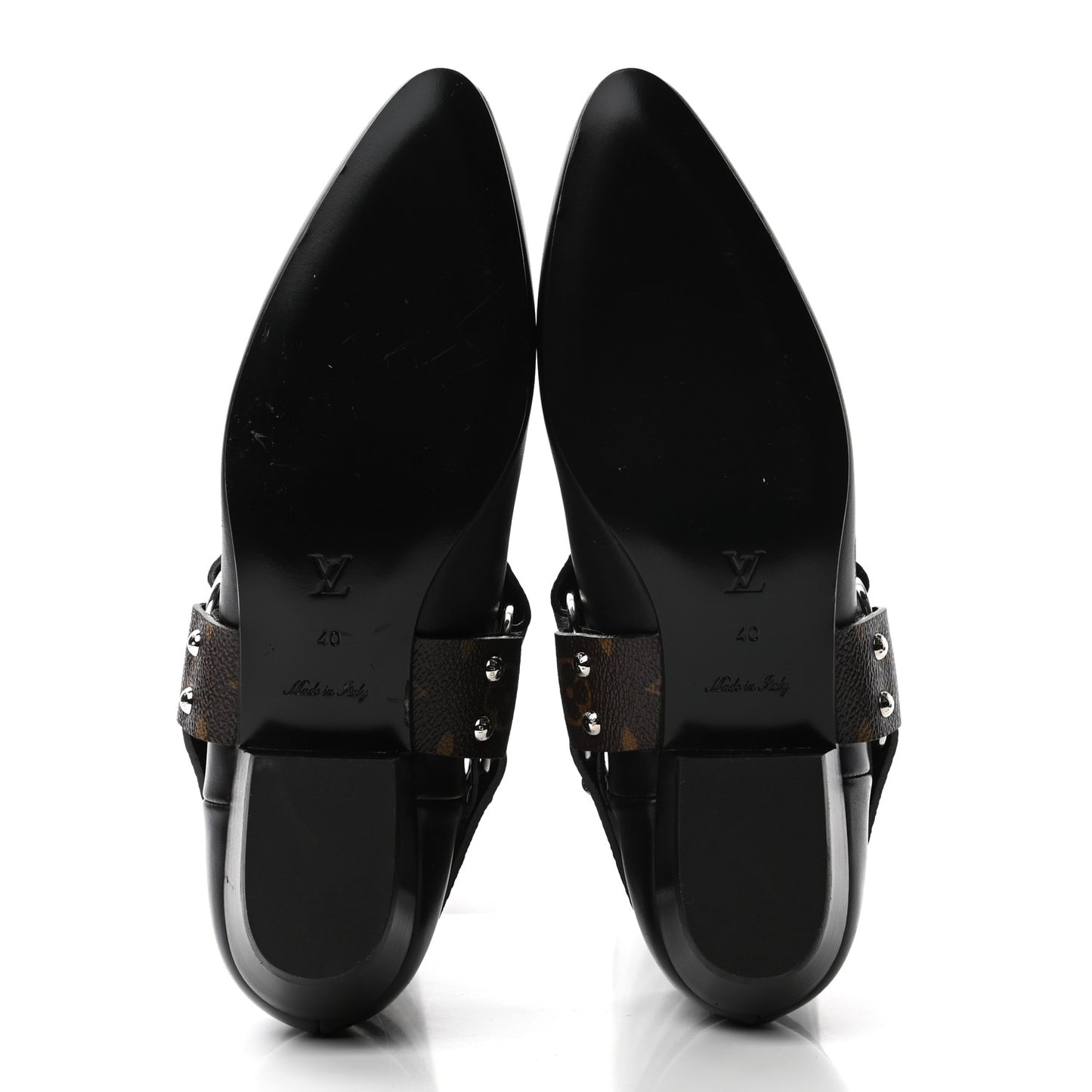Calfskin Monogram Rhapsody High Boots 40 Black