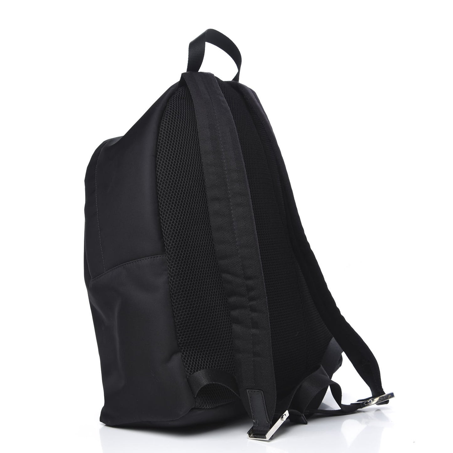 Nylon Shearling Vitello Elite Lightbulb Backpack Black Narciso